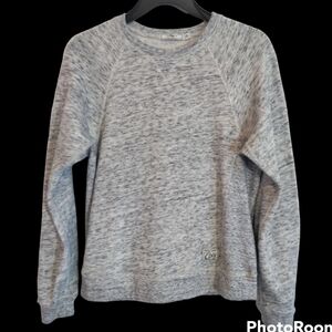 Obey gray fleece crew neck sweatshirt women's XS